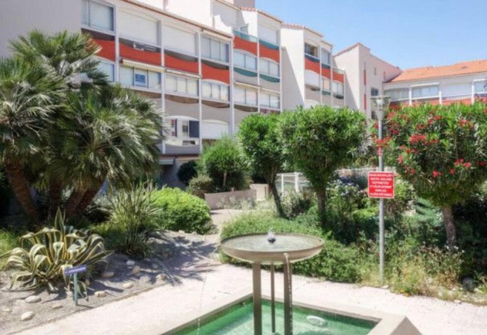 La Brise Marine ~ 300M Mer~Piscine~Clim~Wifi~Calme Argelès-sur-Mer Buitenkant foto