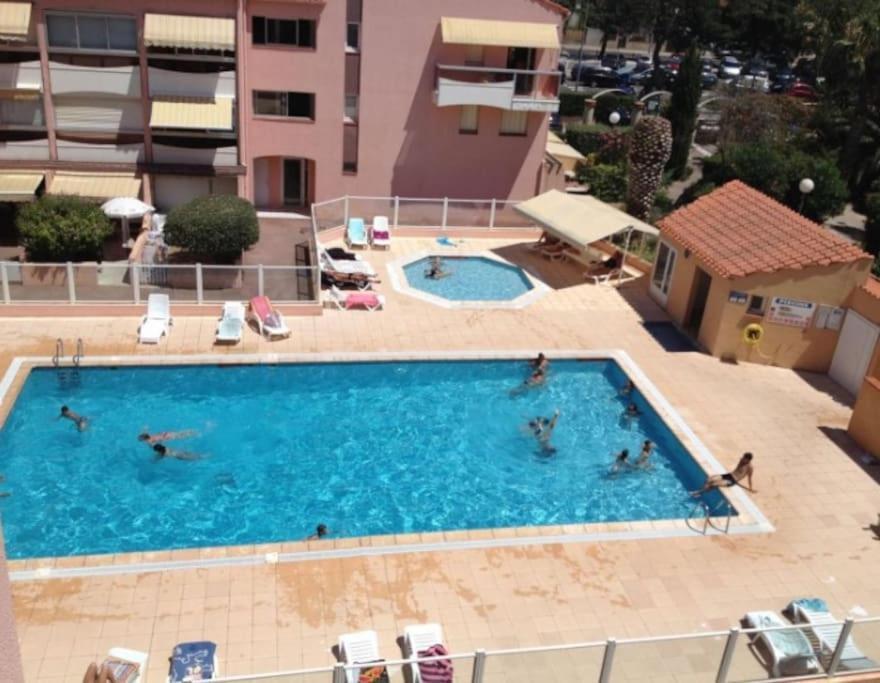 La Brise Marine ~ 300M Mer~Piscine~Clim~Wifi~Calme Argelès-sur-Mer Buitenkant foto