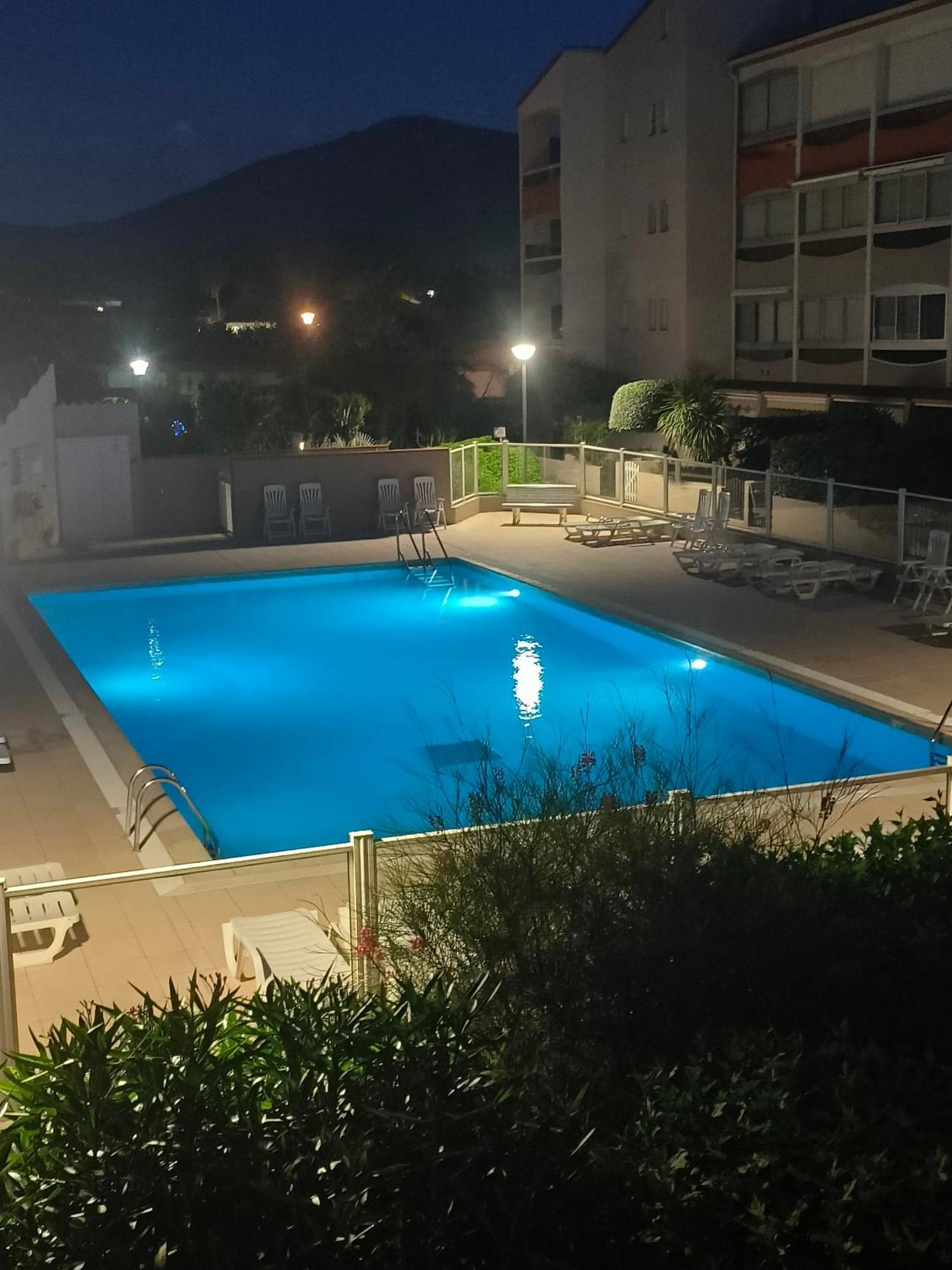 La Brise Marine ~ 300M Mer~Piscine~Clim~Wifi~Calme Argelès-sur-Mer Buitenkant foto